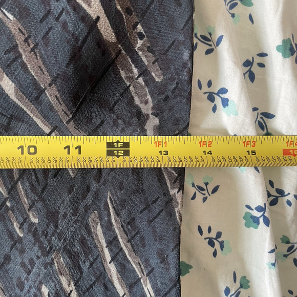 Y2K Vintage Whimsigoth Ruffle Hem Abstract Beaded Maxi Dress Witchy Vamp S NEW - Picture 7 of 8